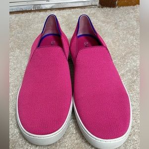 rothy’s womens 12.5 bubblegum Pink Slip On Sneakers